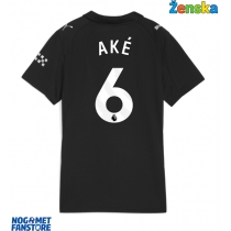 Manchester City Nathan Ake #6 Gostujuci Dres za Ženska 2025-26 Kratak Rukav